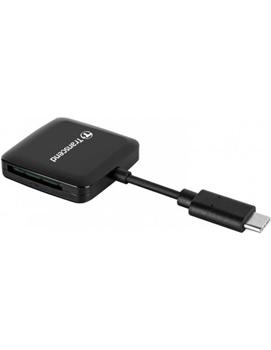 Кардридер Transcend TS-RDC3, USB Type-C, Чёрный