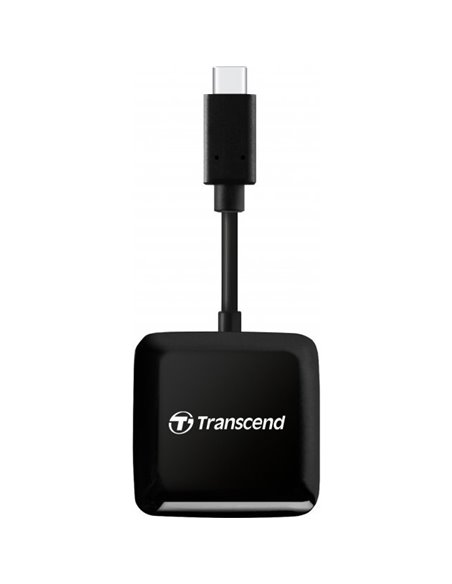 Cititor de carduri Transcend TS-RDC3, USB Type-C, Negru