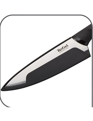 Cuțit de bucătar Tefal K2213144, Negru