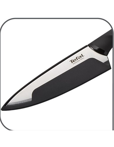 Cuțit de bucătar Tefal K2213144, Negru