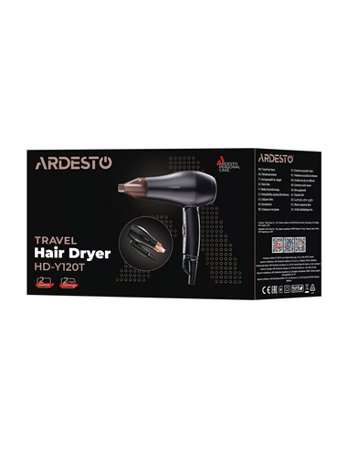 Uscător de păr Ardesto HD-Y120T, 1200W, Negru