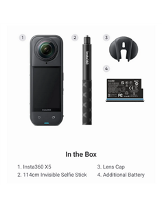 Экшн-камера Insta360 X5 Starter Bundle, Черный 2
