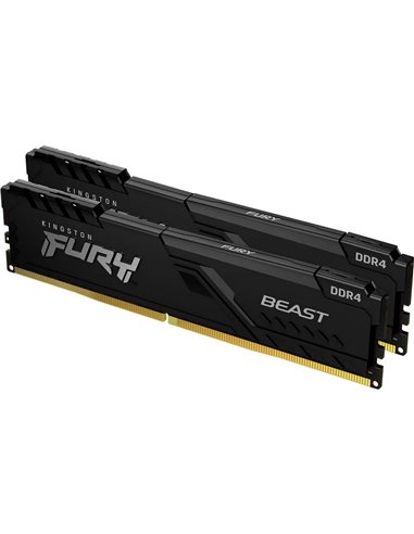 Оперативная память Kingston FURY Beast, DDR4 SDRAM, 3200 МГц, 32Гб, KF432C16BB1K2/32
