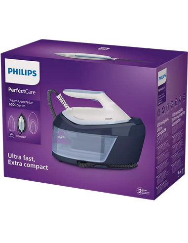 Утюг с парогенератором Philips PSG6026/20, 2400Вт, Синий