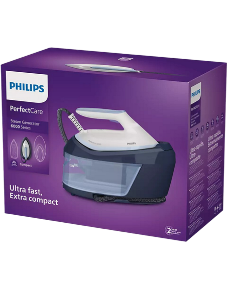 Утюг с парогенератором Philips PSG6026/20, 2400Вт, Синий