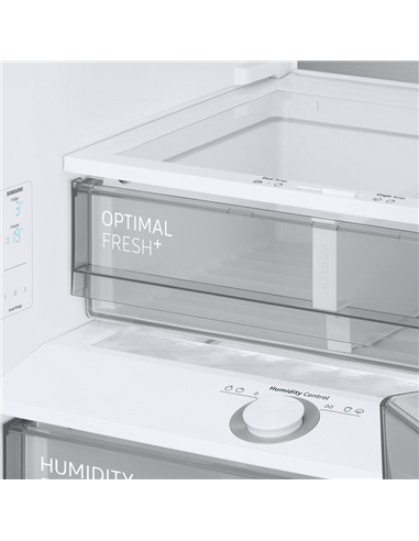 Frigider Samsung Bespoke AI RB38C7B6D22/EF, Negru