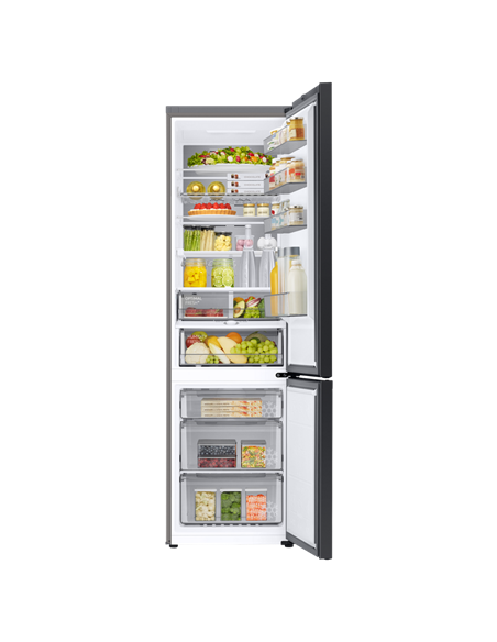 Холодильник Samsung Bespoke AI RB38C7B6D22/EF, Чёрный