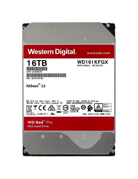 Unitate HDD Western Digital WD Red Pro, 3.5", 16 TB WD161KFGX
