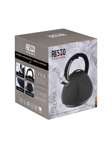 Ceainic RESTO 90604, 2,7L, Negru
