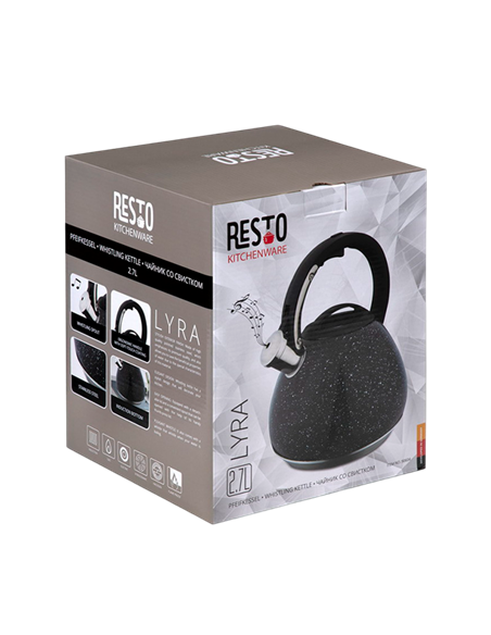 Ceainic RESTO 90604, 2,7L, Negru