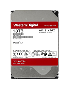 Жесткий диск Western Digital WD Red Pro, 3.5", 18 ТБ <WD181KFGX>