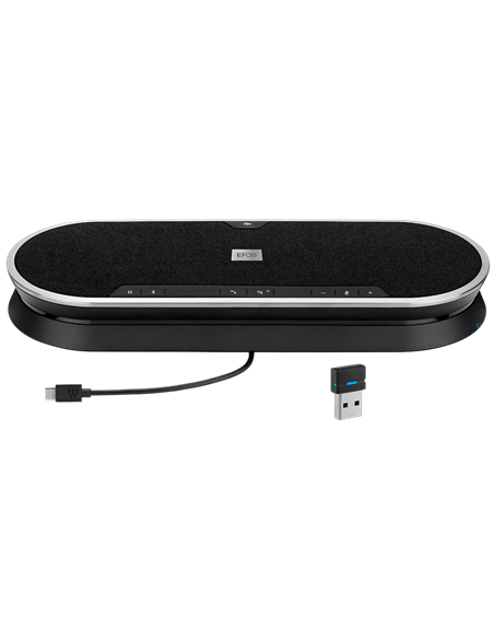 Microfon portabil pentru înregistrare vocală EPOS EXPAND SP 80, Fără fir/Cu fir, Negru