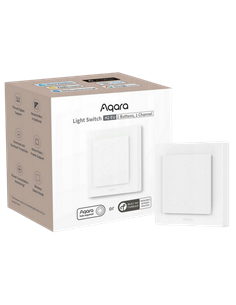 Comutator inteligent AQARA Light Switch H2, Alb
