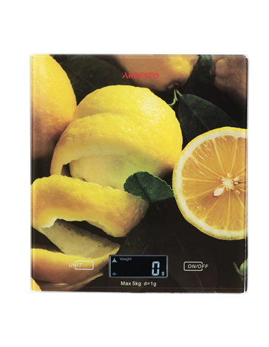 Cântar electronic de bucătărie Ardesto SCK-893, Lemon