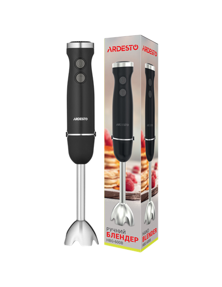 Blender de mână Ardesto HBG-600B, Negru