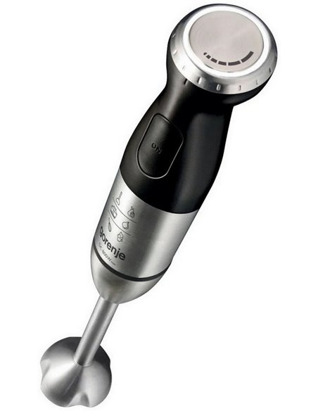 Blender de mână Gorenje HBC807QB, Negru Argintiu