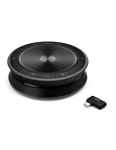 Microfon portabil pentru înregistrare vocală EPOS EXPAND SP 40+, Fără fir/Cu fir, Negru