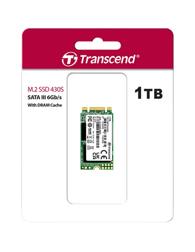 Накопитель SSD Transcend MTS430S, 1000Гб, TS1TMTS430S