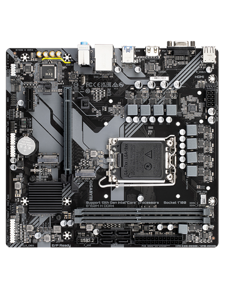 Placă de bază Gigabyte B760M H DDR4, LGA1700, Intel B760, Micro-ATX