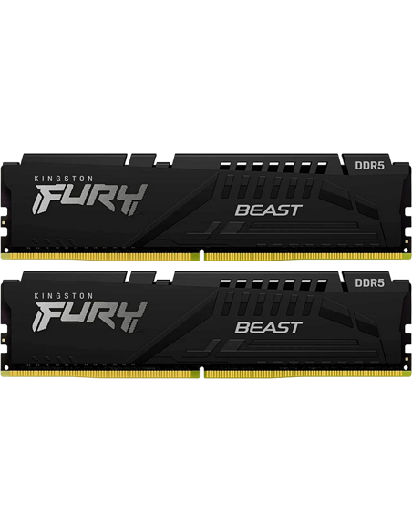 Оперативная память Kingston FURY Beast, DDR5 SDRAM, 5600 МГц, 64Гб, KF556C36BBEK2-64