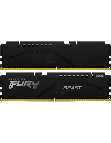 Оперативная память Kingston FURY Beast, DDR5 SDRAM, 5600 МГц, 64Гб, KF556C36BBEK2-64