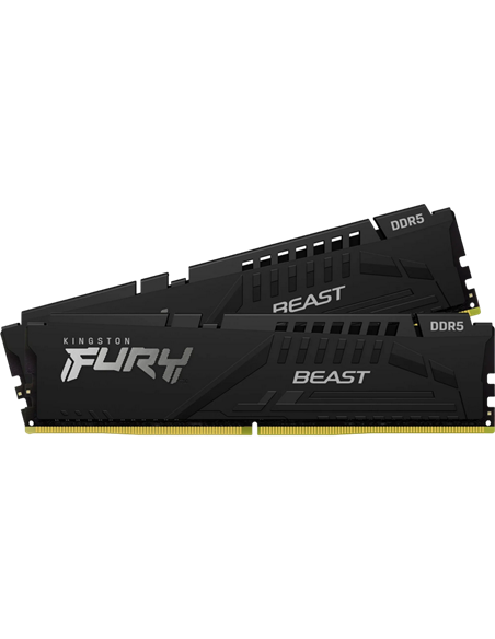 Оперативная память Kingston FURY Beast, DDR5 SDRAM, 5600 МГц, 64Гб, KF556C36BBEK2-64