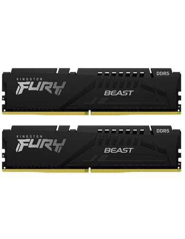 Memorie RAM Kingston FURY Beast, DDR5 SDRAM, 5600 MHz, 64GB, KF556C36BBEK2-64