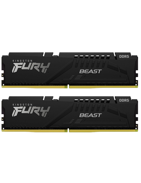 Оперативная память Kingston FURY Beast, DDR5 SDRAM, 5600 МГц, 64Гб, KF556C36BBEK2-64