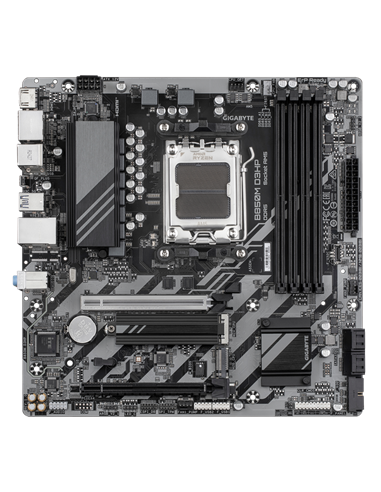 Материнская плата Gigabyte B850M D3HP, AM5, AMD B850, Micro-ATX