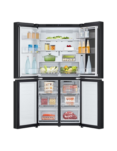 Frigider LG GMV860EPDE, InstaView Door-in-Door™, Negru