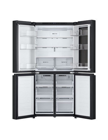 Frigider LG GMV860EPDE, InstaView Door-in-Door™, Negru