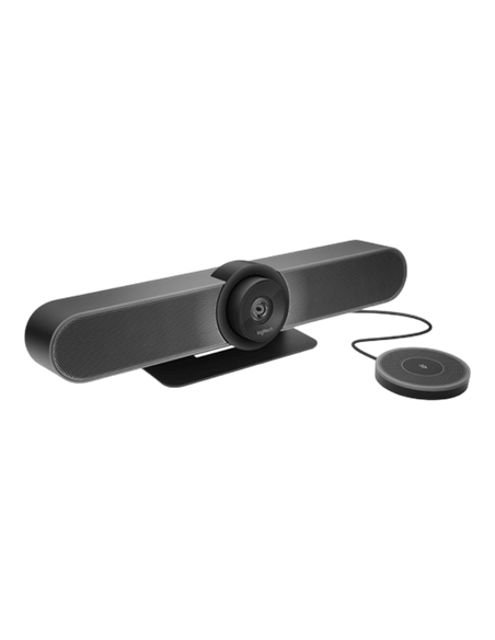 Микрофон для камеры Logitech MEETUP Expansion Mics, Беспроводной, Чёрный