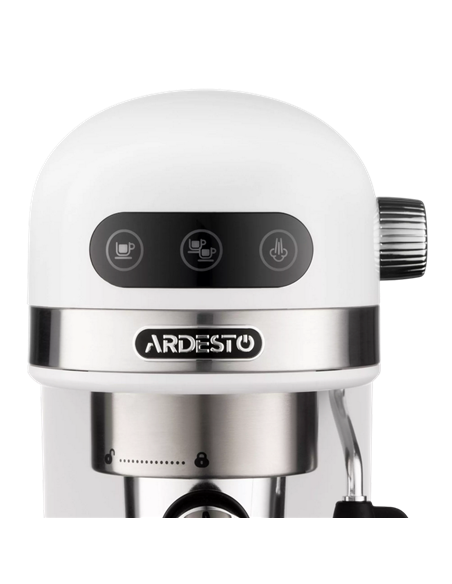 Кофеварка рожковая Ardesto YCM-E1500, 1350Вт, Белый