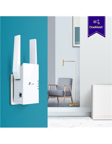 Amplificator de semnal Wi‑Fi TP-LINK RE605X, 574 Mbps, 1201 Mbps, Alb