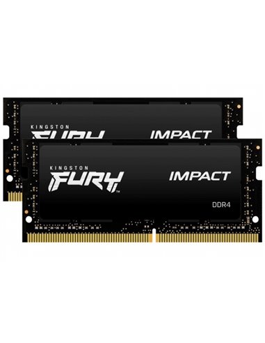 Memorie RAM Kingston FURY Impact, DDR4 SDRAM, 3200 MHz, 16GB, KF432S20IBK2/16