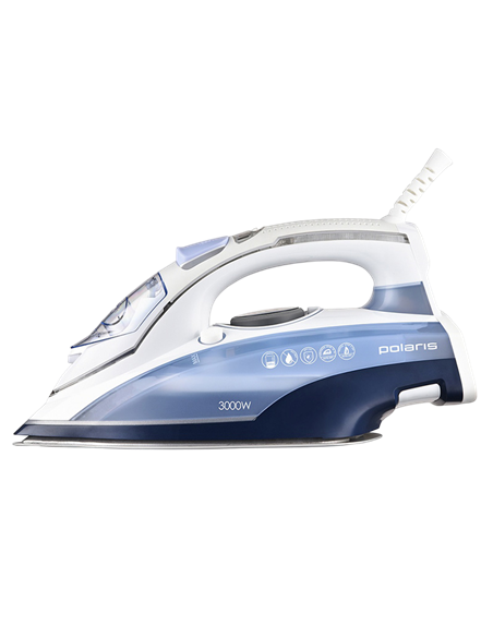 Утюг Polaris PIR3074SG, 3000Вт, Синий | Белый Утюг Polaris PIR3074SG, 3000Вт, Синий | Белый