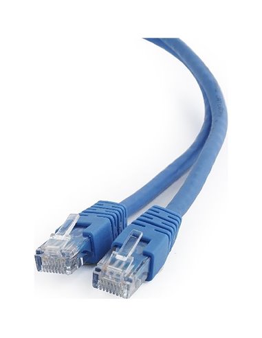 Патч-корд Cablexpert PP6U-0.5M/B, Cat6 UTP, 0,5м, Синий