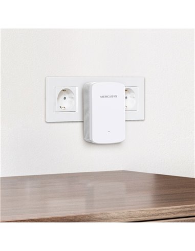 Amplificator de semnal Wi‑Fi MERCUSYS ME20, 300 Mbps, 433 Mbps, Alb