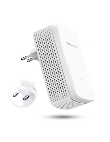 Amplificator de semnal Wi‑Fi MERCUSYS ME20, 300 Mbps, 433 Mbps, Alb