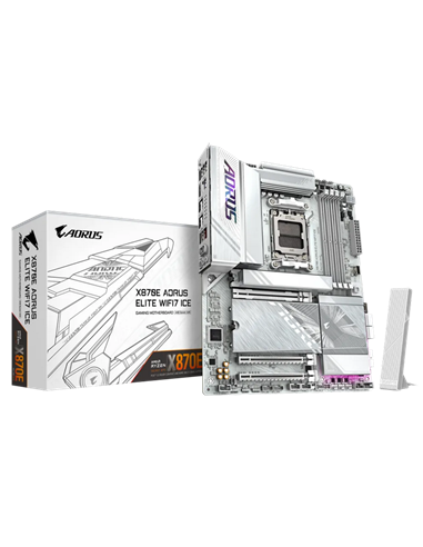 Материнская плата Gigabyte X870E A ELITE WF7 ICE, AM5, AMD X870E, ATX