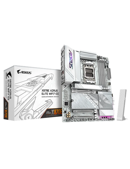 Материнская плата Gigabyte X870E A ELITE WF7 ICE, AM5, AMD X870E, ATX