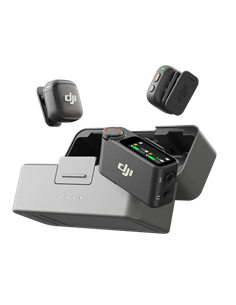 Microfon portabil pentru înregistrare vocală DJI Mic 3 (2 TX + 1 RX + Charging Case), Fără fir, Negru