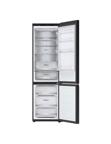 Холодильник LG GBB72BM9DQ, DoorCooling+, Чёрный