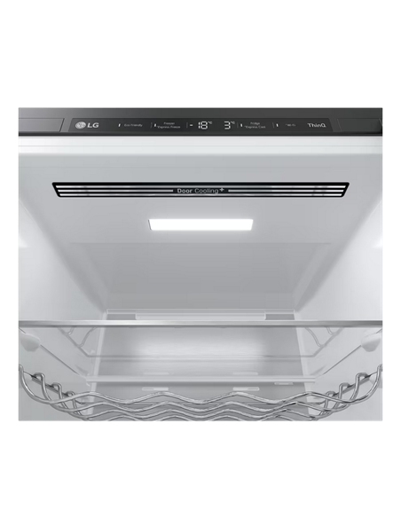 Холодильник LG GBB72BM9DQ, DoorCooling+, Чёрный