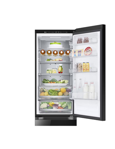 Холодильник LG GBB72BM9DQ, DoorCooling+, Чёрный