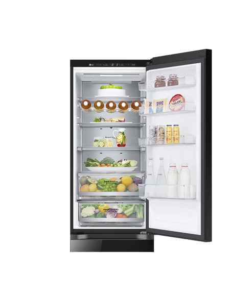 Холодильник LG GBB72BM9DQ, DoorCooling+, Чёрный