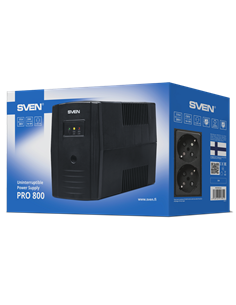 Источник бесперебойного питания SVEN Pro 800, Линейно-интерактивный, 800VA 2
