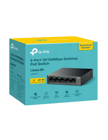 Comutator PoE TP-LINK LS105LP, 4x IEEE 802.3af