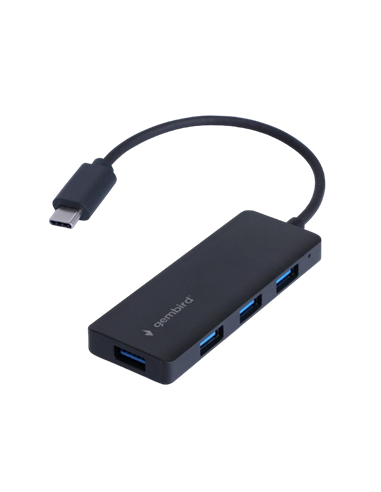 USB-концентратор Gembird UHB-CM-U3P4-02, Чёрный