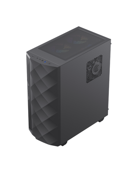 Carcasă PC Gamemax Diamond CP BK, Midi-Tower, Fără PSU, Negru